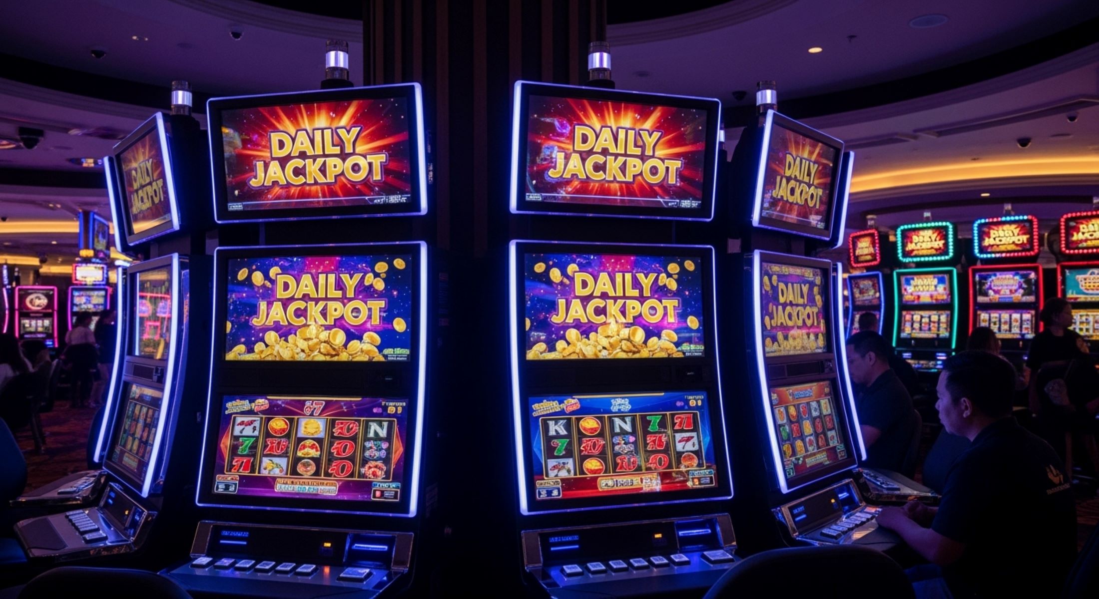 Daily jackpots in slot games at casinos